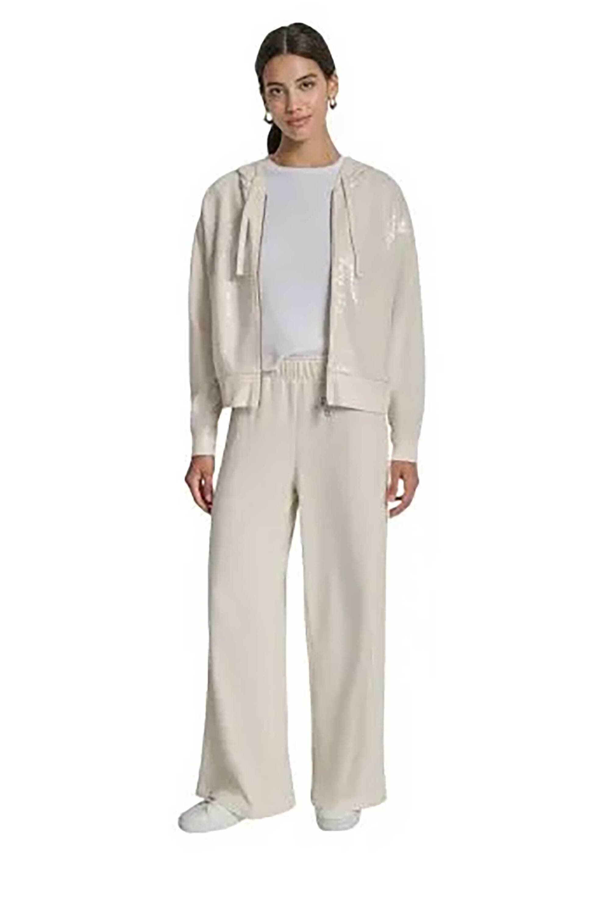 DKNY γυναικείο παντελόνι φόρμας μονόχρωμο