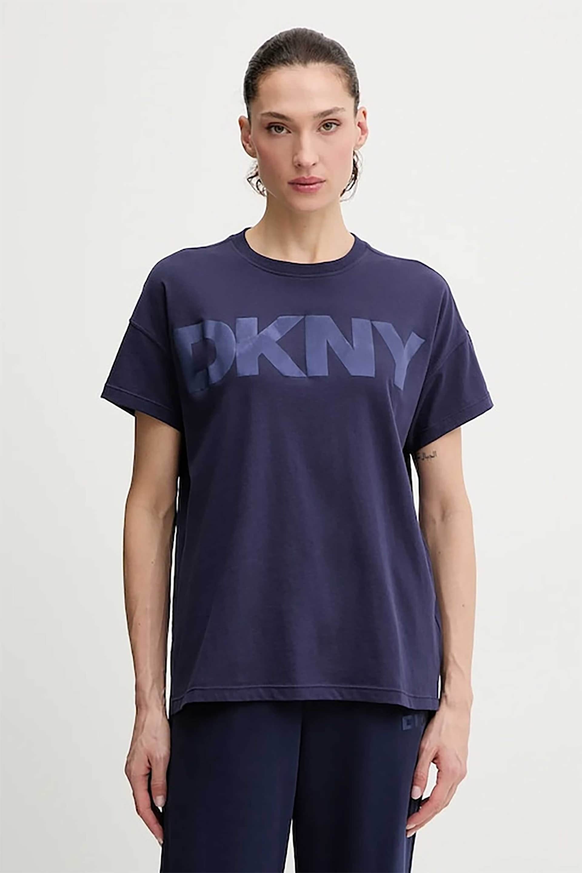 DKNY γυναικείο T-shirt με ανάγλυφο λογότυπο