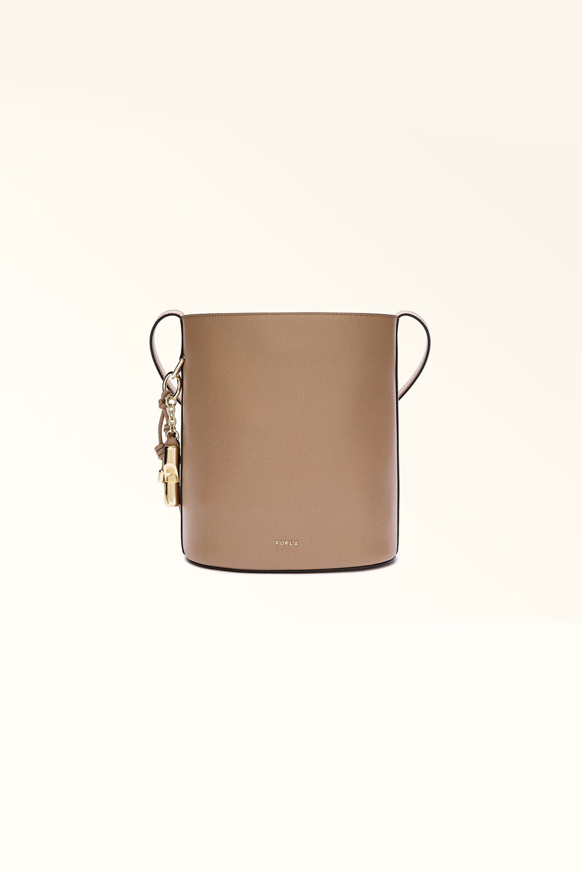 Furla γυναικεία δερμάτινη τσάντα ώμου "Roxie Bucket S"