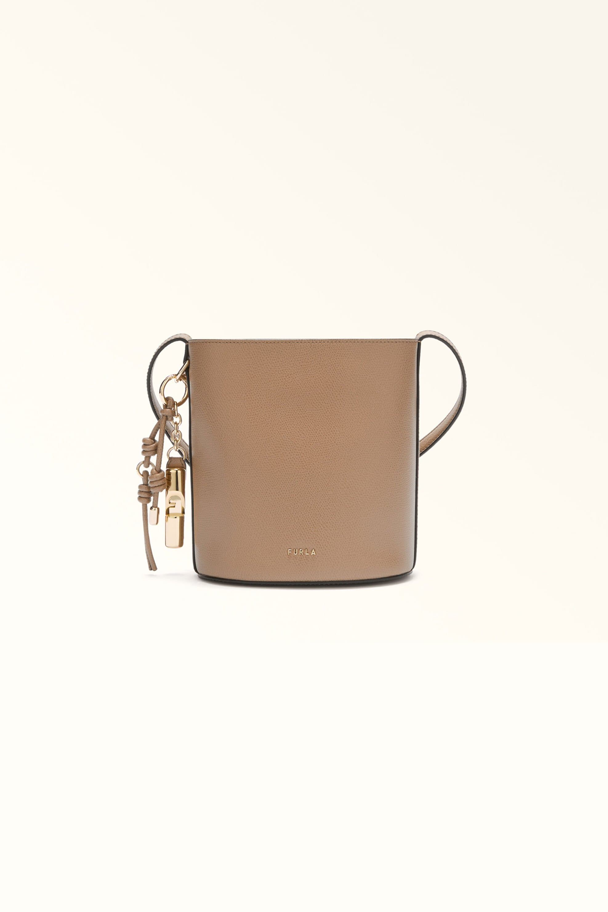 Furla γυναικεία δερμάτινη τσάντα ώμου "Roxie Bucket"