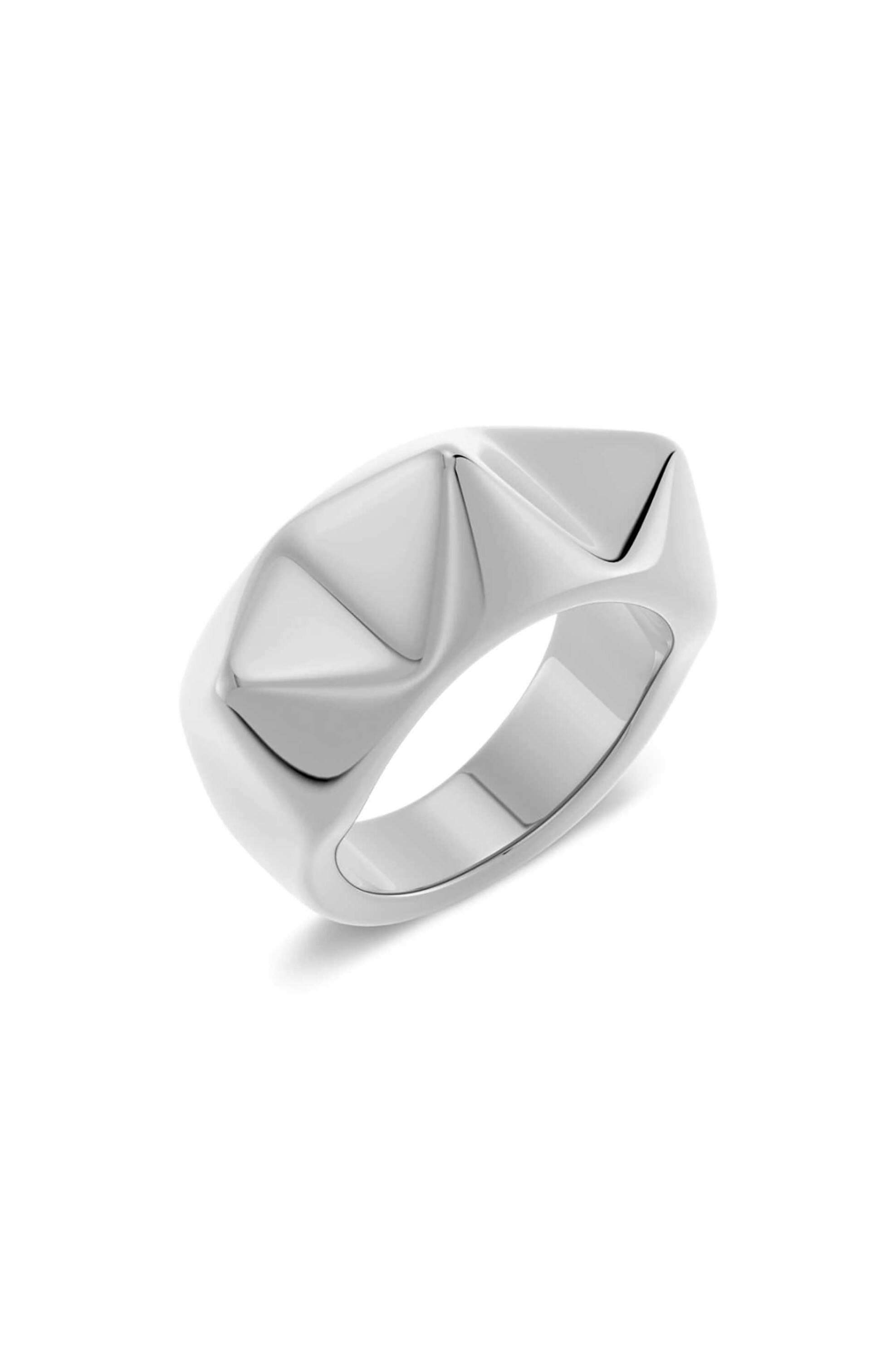 EDBLAD γυναικείο δαχτυλίδι "Peak Rivet Steel" (L)