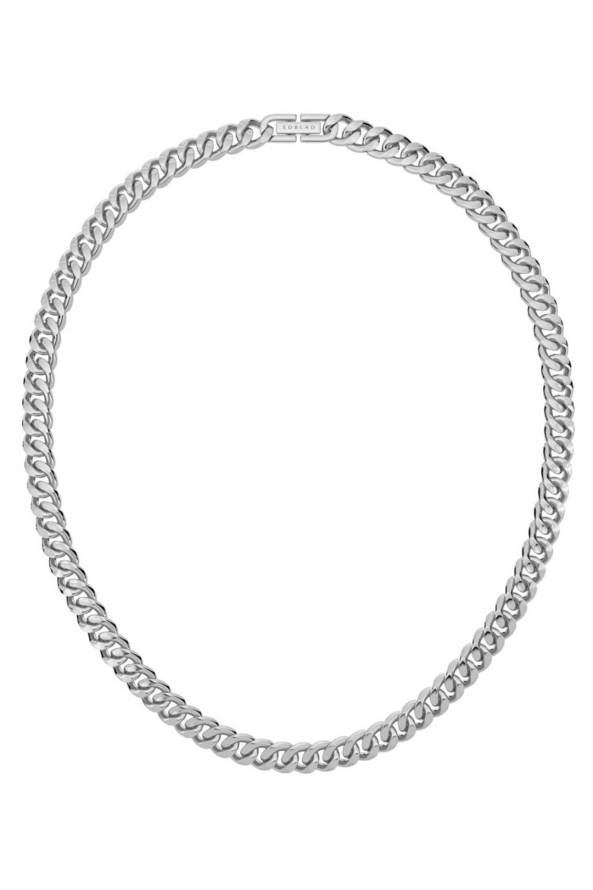 EDBLAD γυναικείο κολιέ "Curb Chain Necklace Steel"