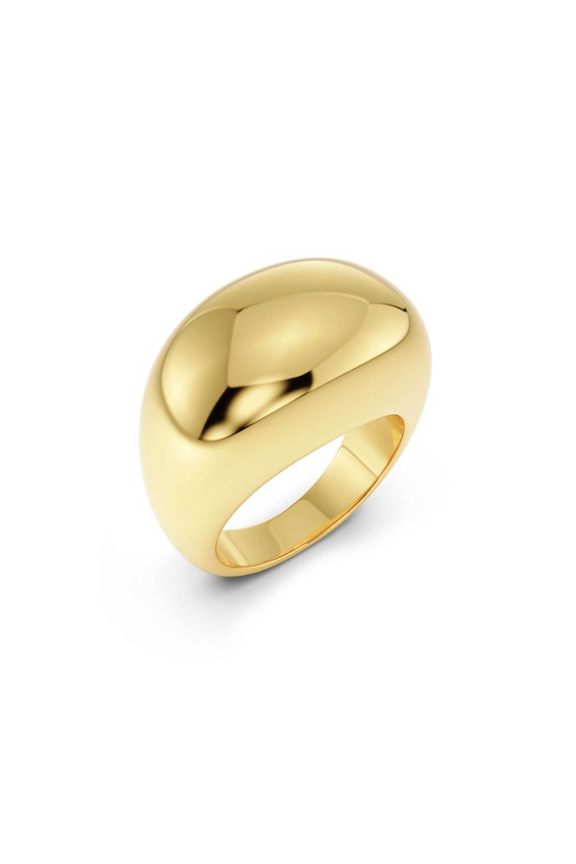 EDBLAD γυναικείο δαχτυλίδι "Silver Bean Gold" (M)