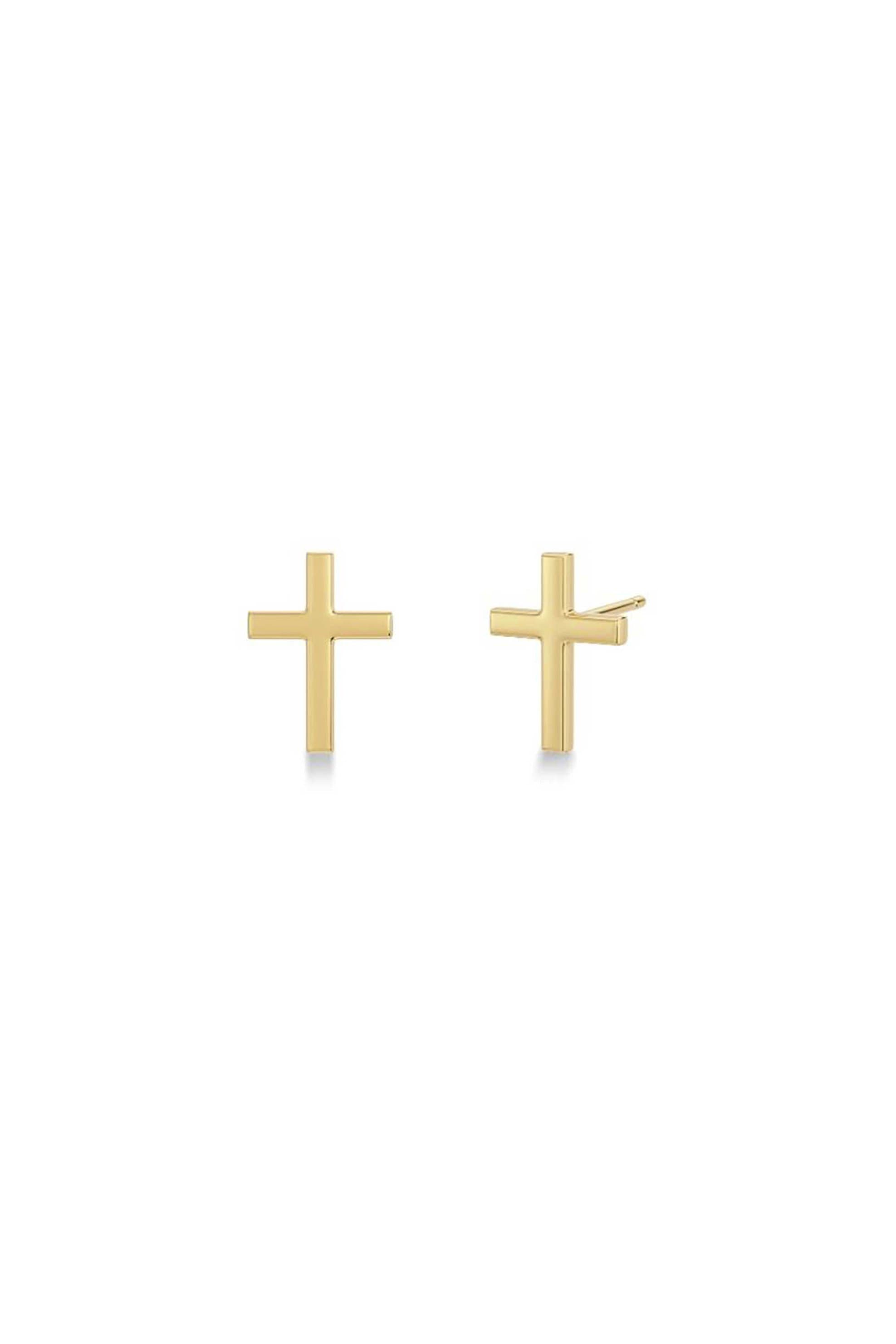 EDBLAD γυναικεία σκουλαρίκια "Spirit Cross Gold"