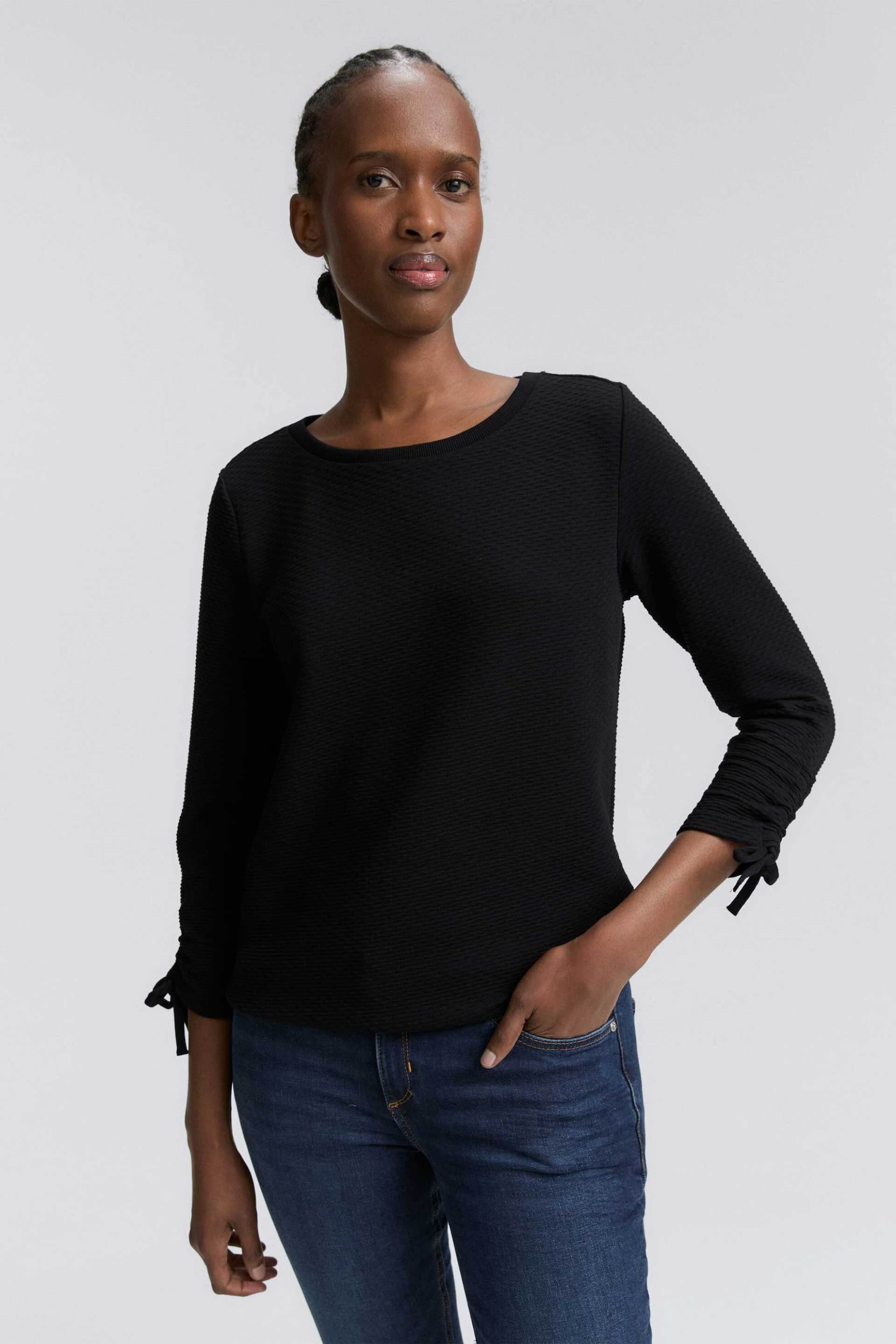 Tom Tailor γυναικεία μπλούζα φούτερ με ρυθμιζόμενο κορδόνι Regular Fit