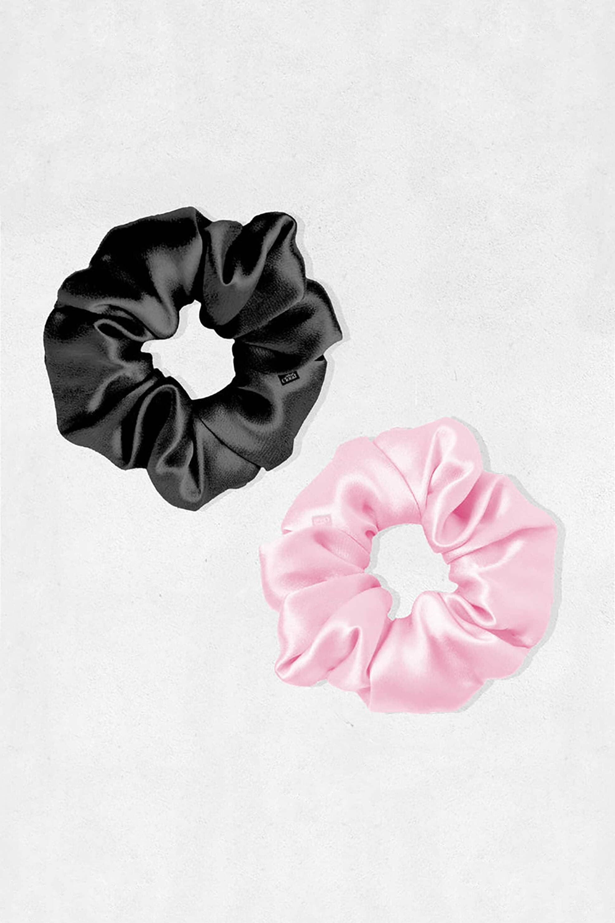 Silver Cloud γυναικείο scrunchie σετ large (2 τεμάχια)