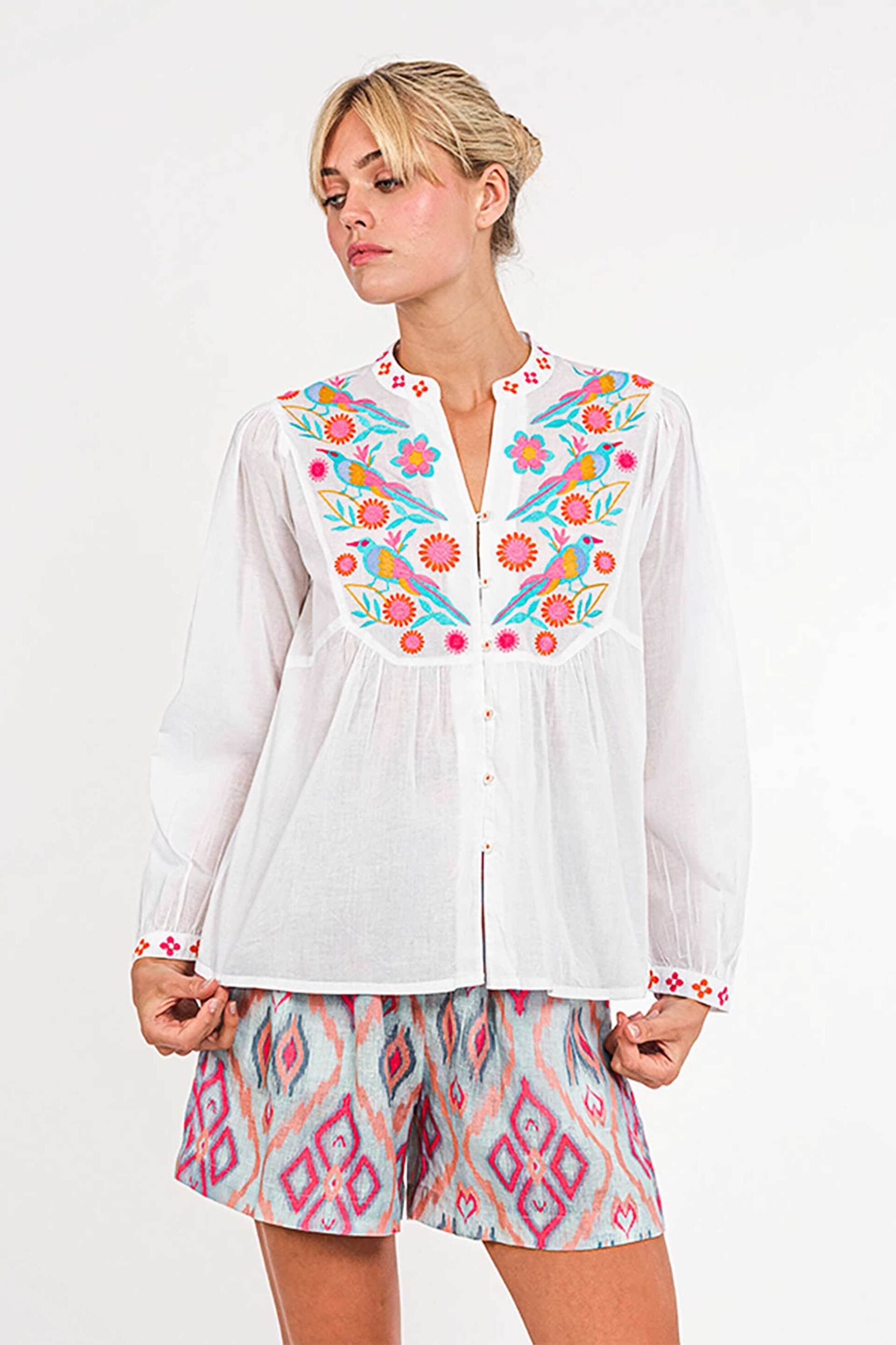 Nimo With Love γυναικεία μπλούζα με κέντημα "Catnep"