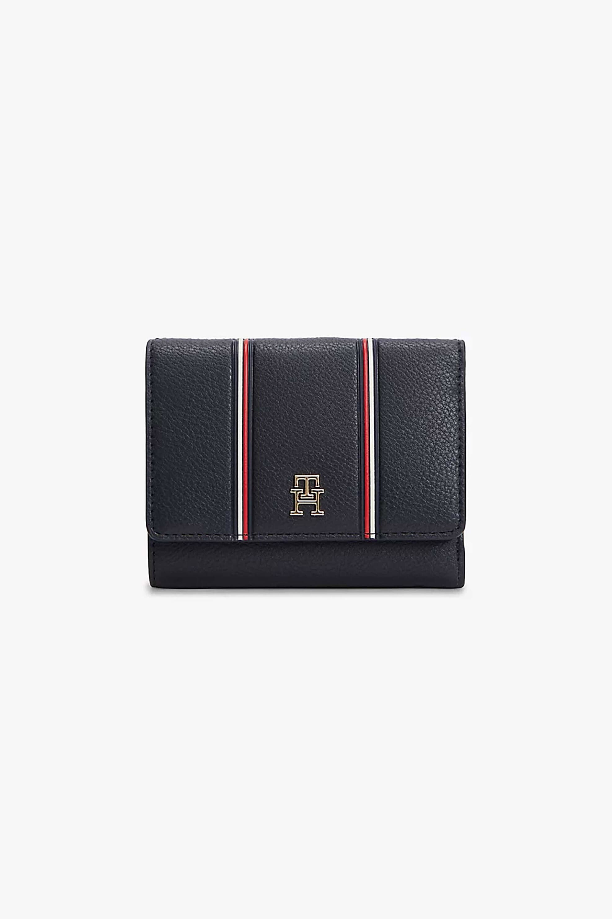 Tommy Hilfiger γυναικείο πορτοφόλι με μεταλλικό μονόγραμμα | ONE SIZE