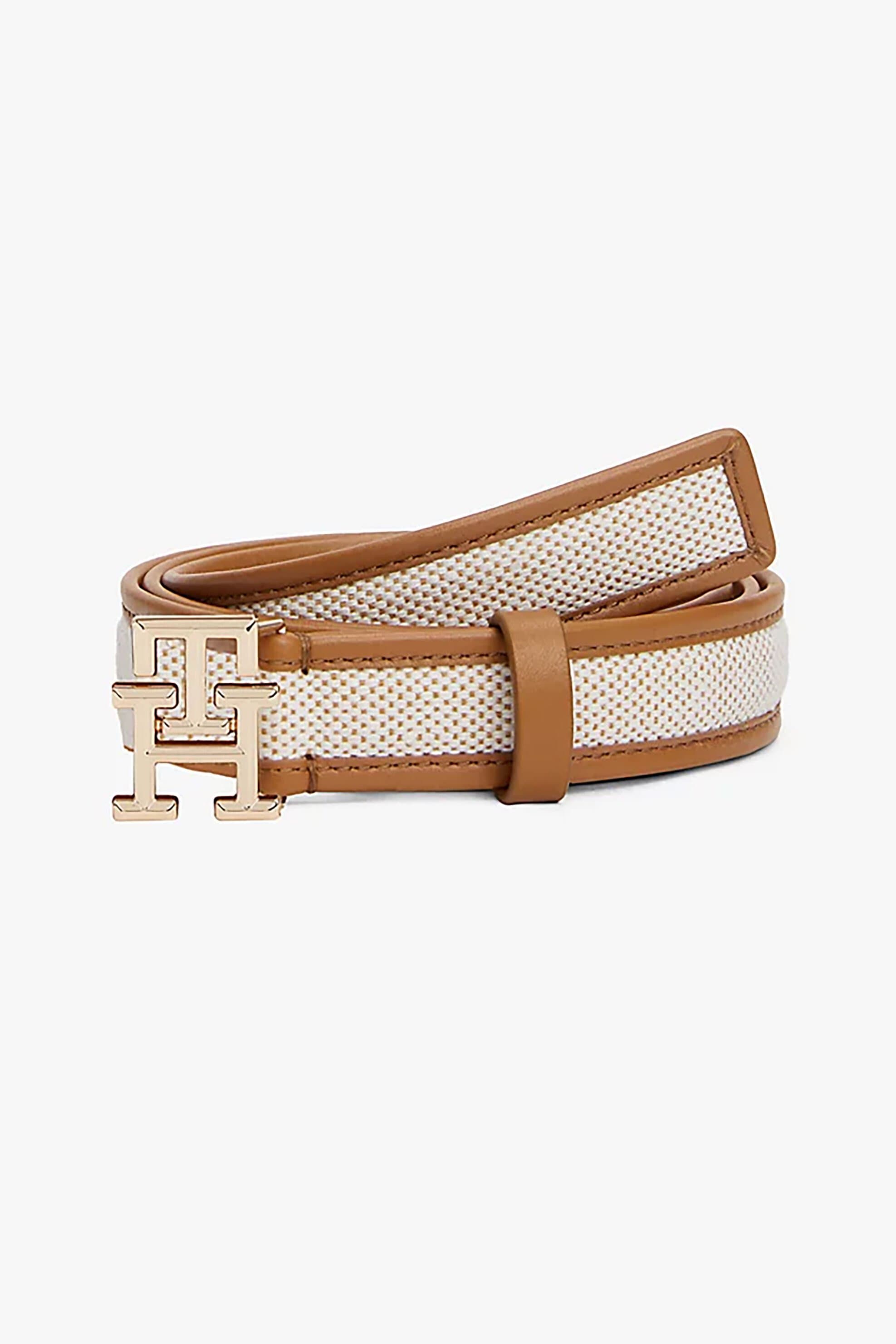 Tommy Hilfiger γυναικεία δερμάτινη ζώνη με μεταλλικό monogram