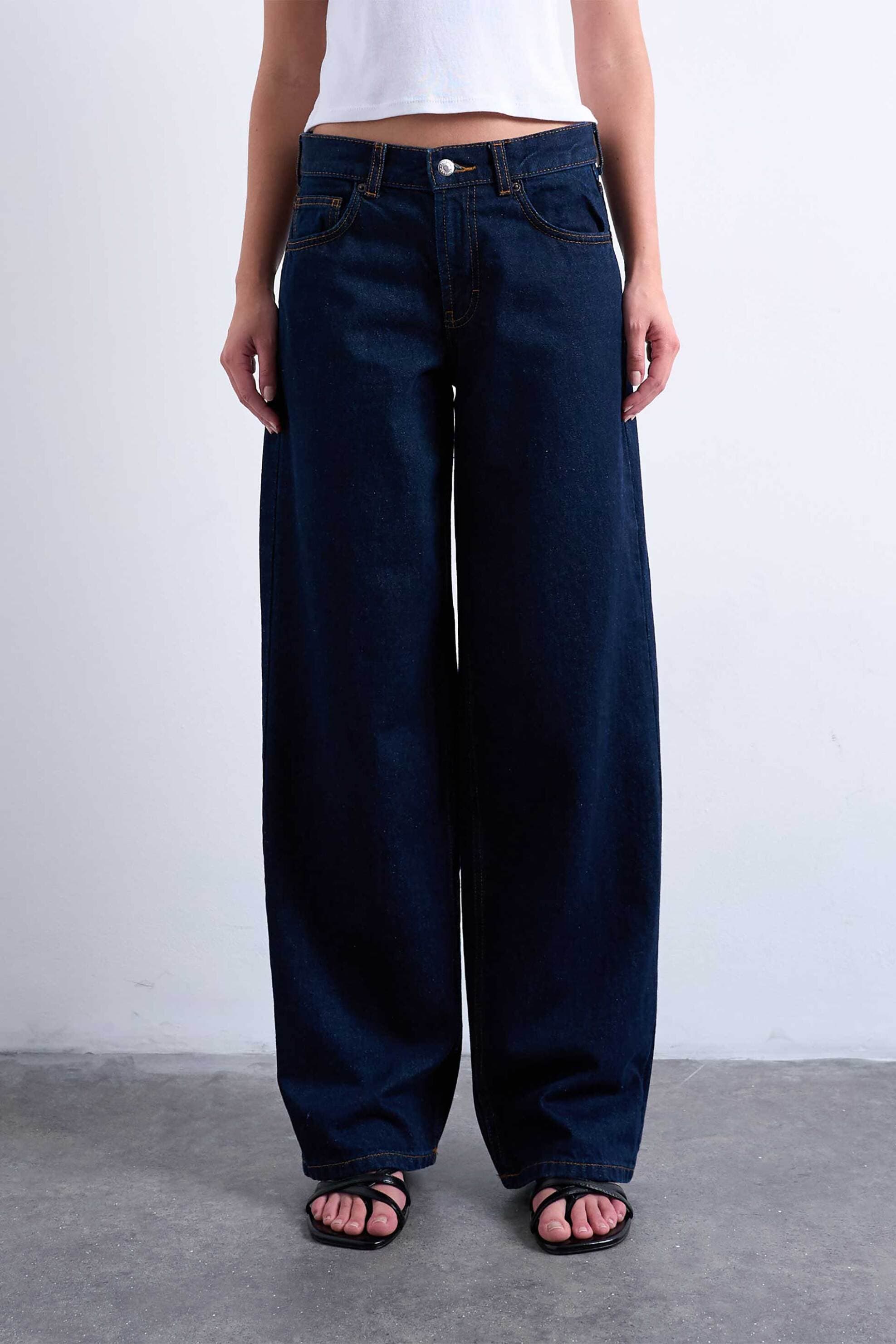 Topshop γυναικείο τζιν παντελόνι Wide Fit "Tscinch"