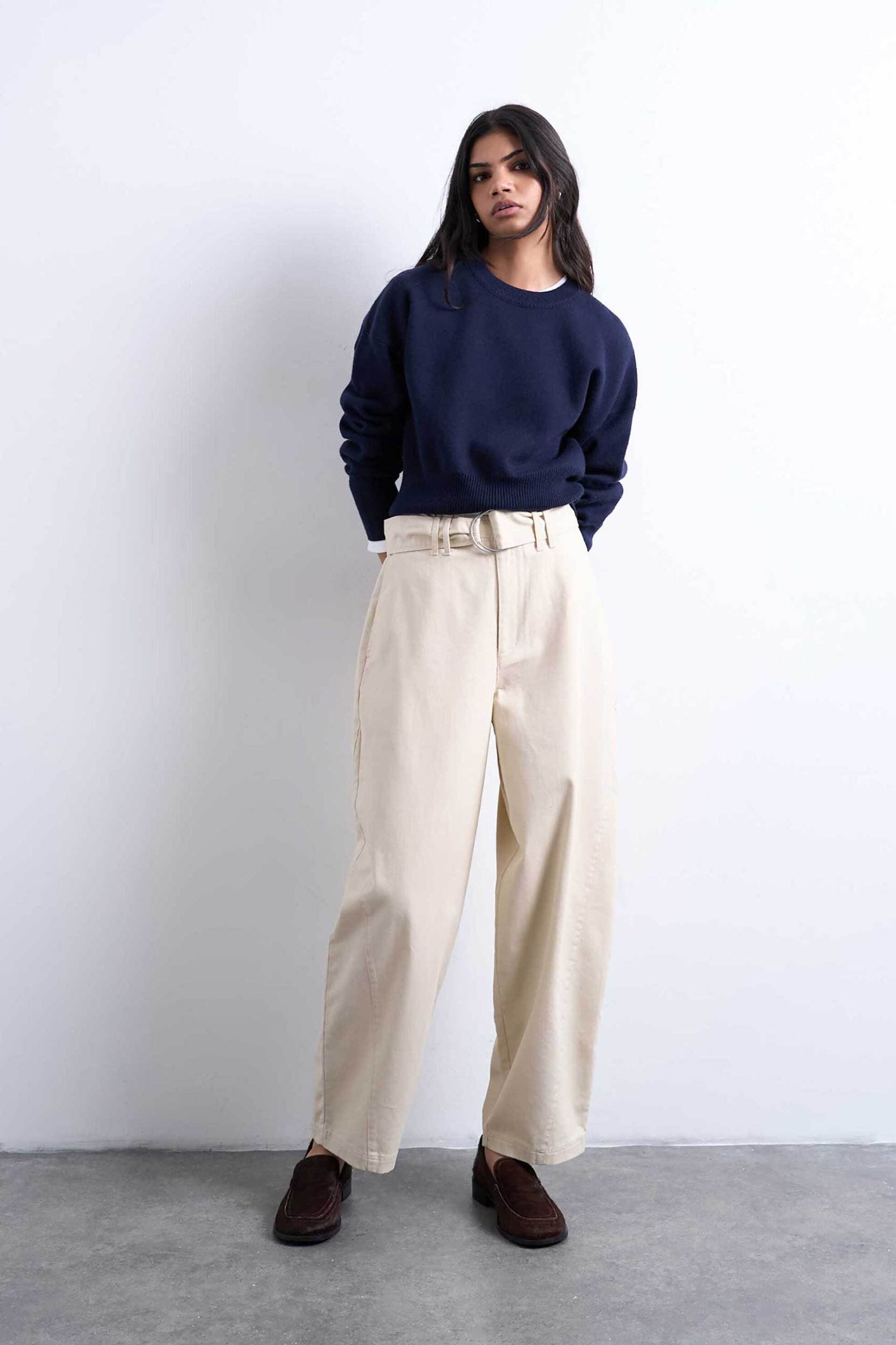 Topshop γυναικείο παντελόνι Regular Fit "Tsbelly"