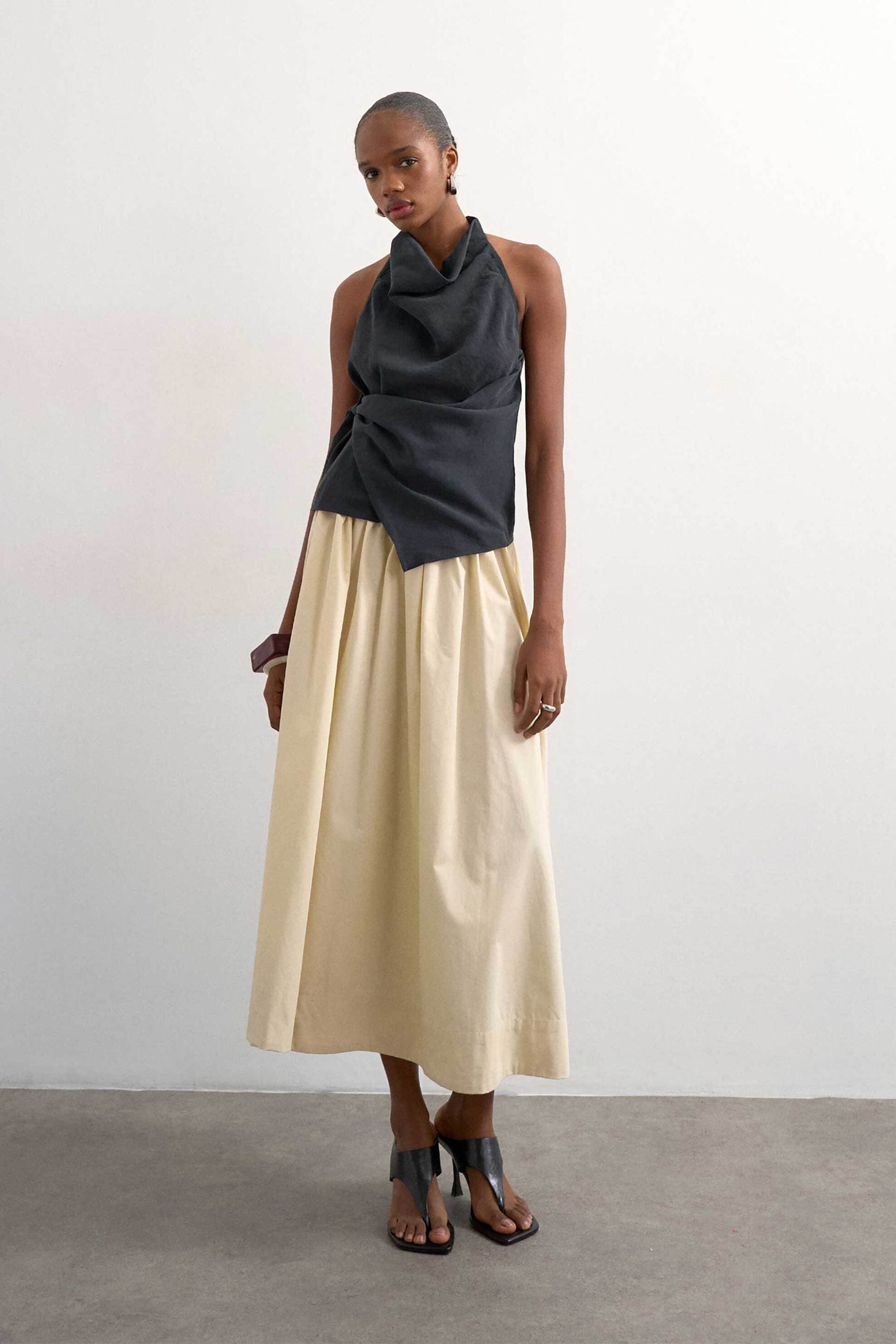 Topshop γυναικεία midi φούστα "Tssally"