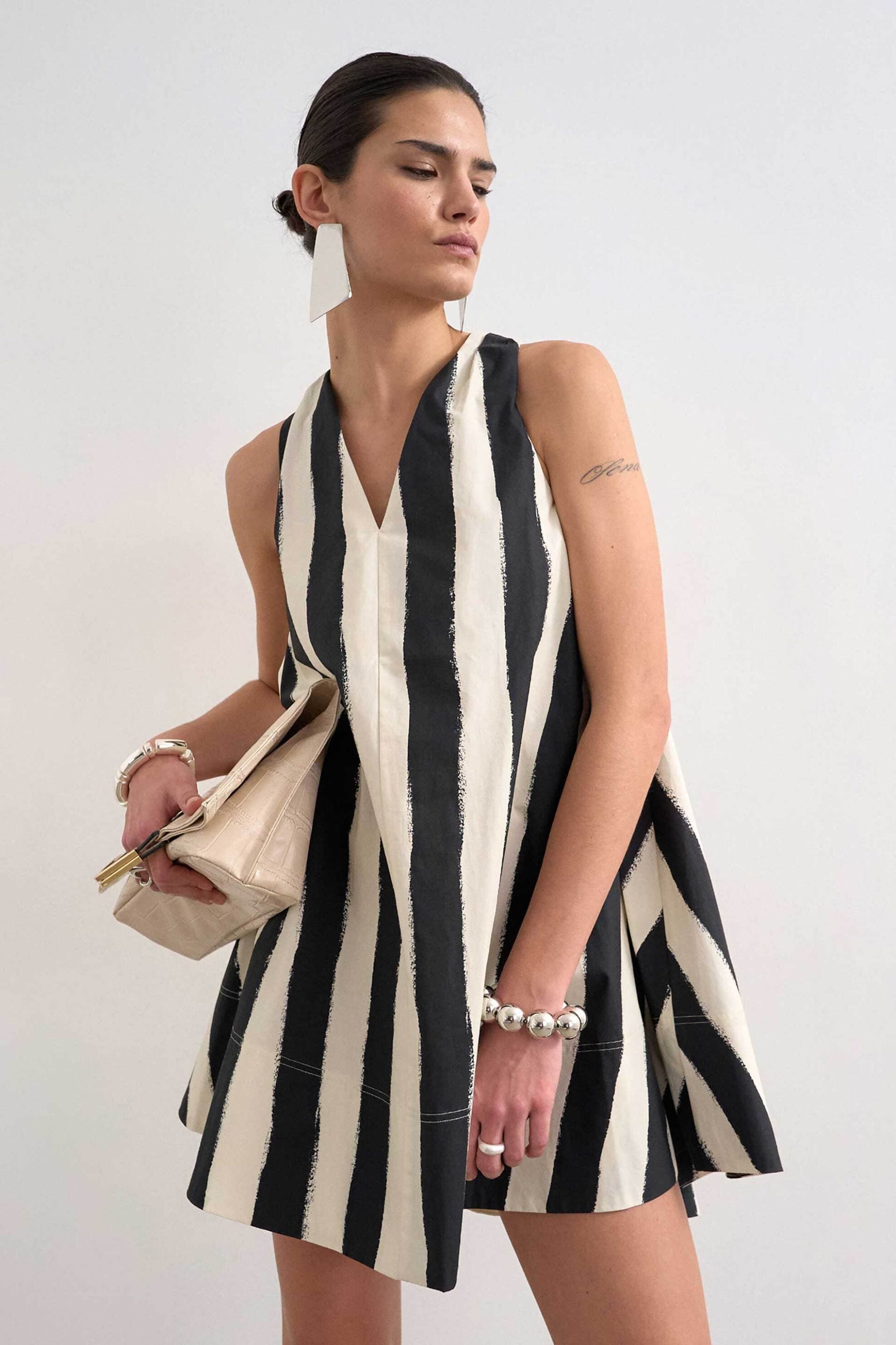 Topshop γυναικείο mini φόρεμα ριγέ "Nora"