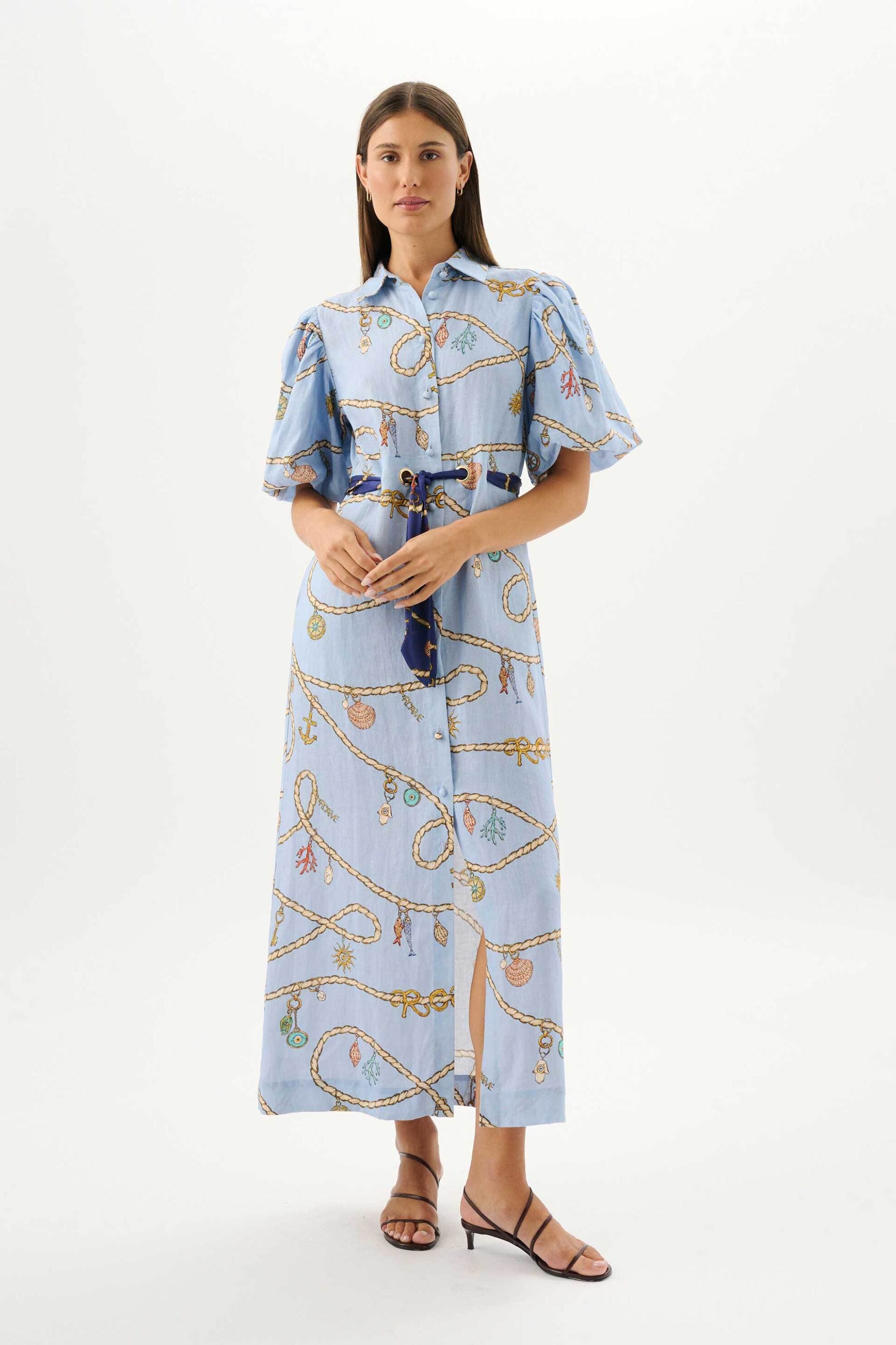 Roame γυναικείο midi φόρεμα σεμιζιέ "Berkeley"