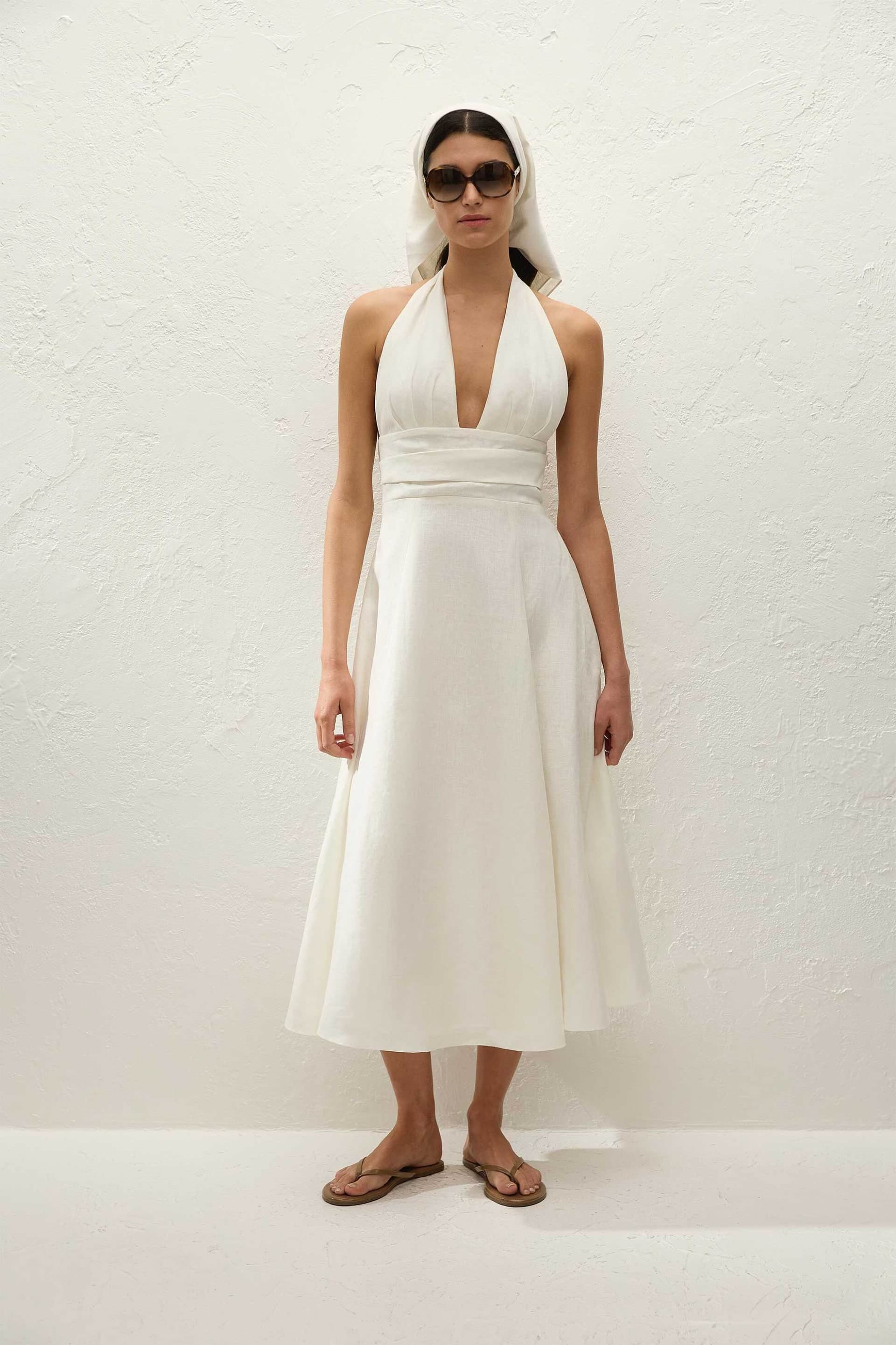 Faithful The Brand γυναικείο φόρεμα midi "Bianca"