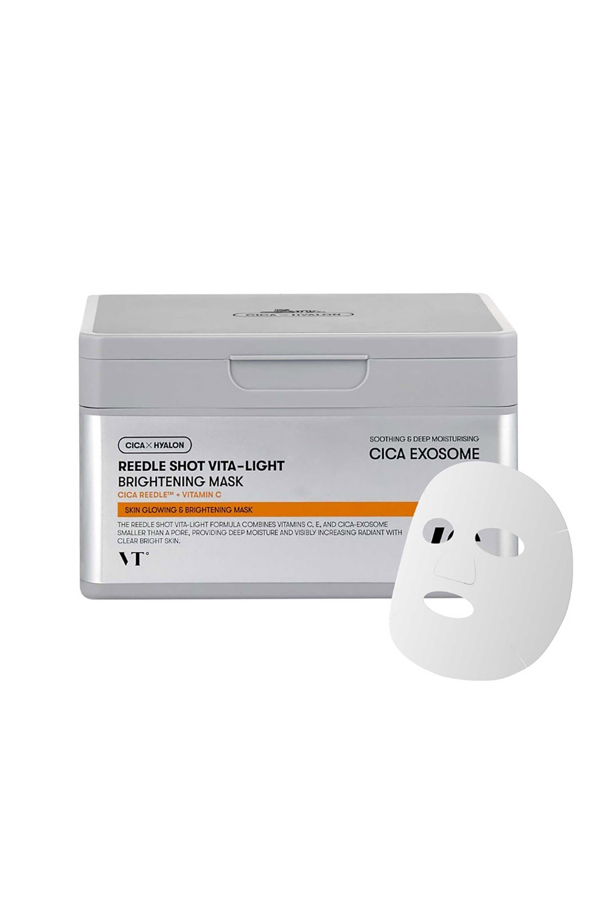 VT Reedle Shot Vita-Light Brightening Mask - Μάσκες Καθημερινής Χρήσης Με Λευκαντικά Συστατικά (30 τεμάχια)