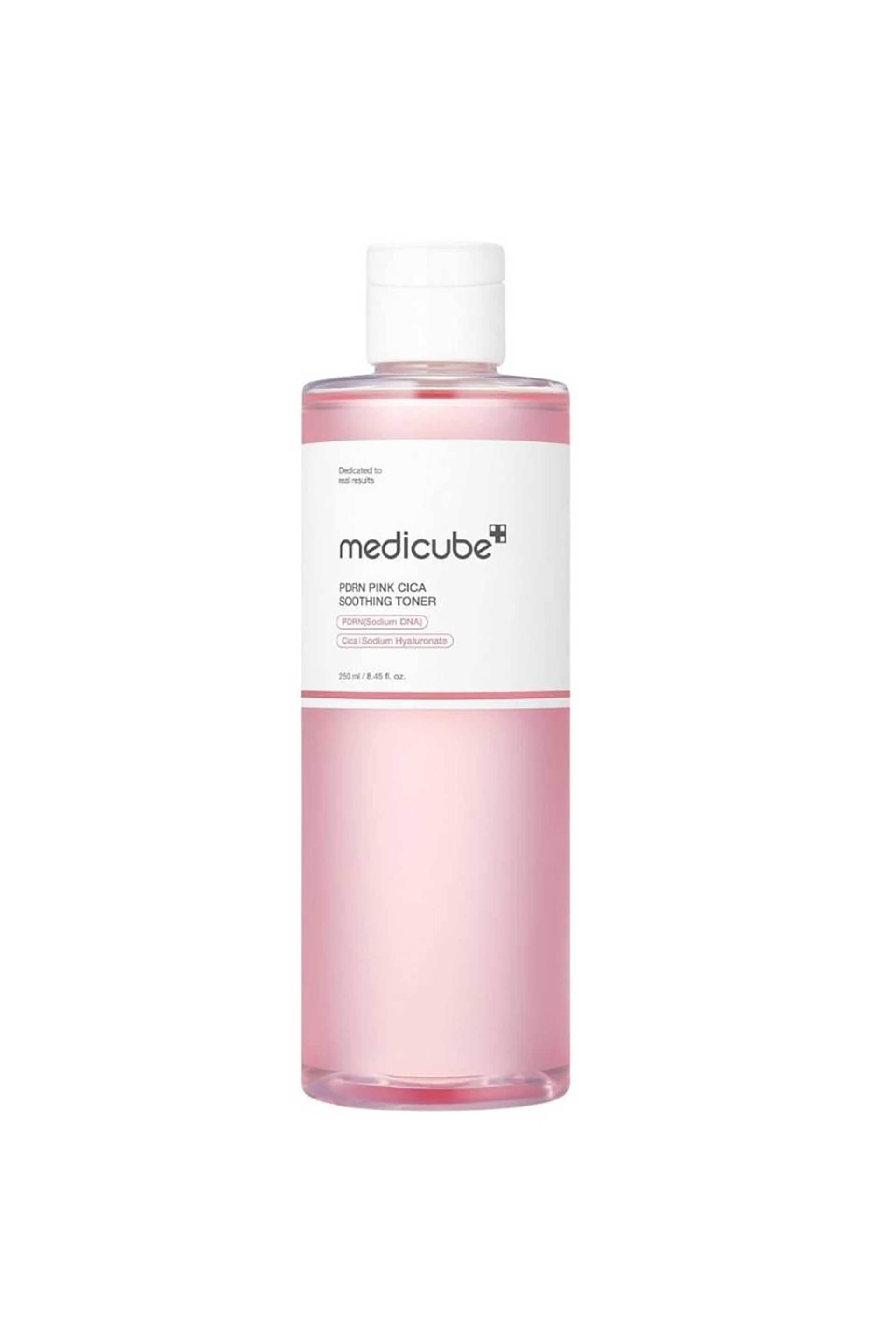 Medicube PDRN Pink Cica Soothing Toner - Λάμψη Με Dna Τριαντάφυλλου 250 ml