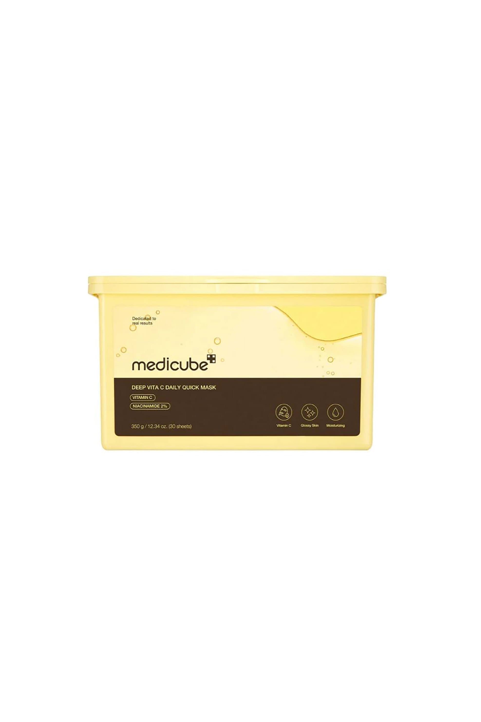Medicube Deep Vita C Daily Quick Mask - 30 Μάσκες Κυτταρίνης Άμεσης Λάμψης