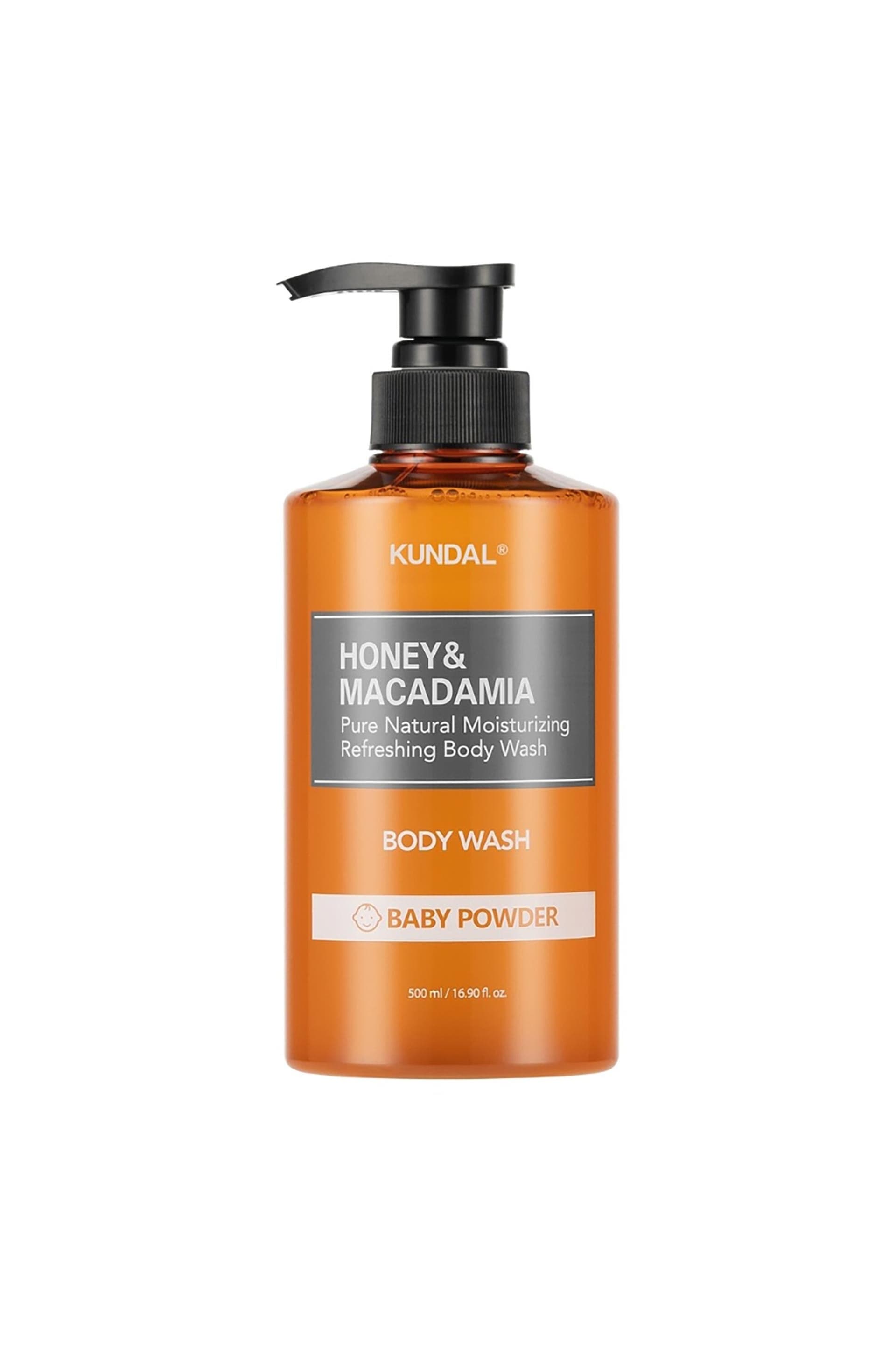 Kundal Honey & Macadamia Body Wash - Αφρόλουτρο Με Ενυδατικές Ιδιότητες Και Άρωμα Baby Powder | 500ml
