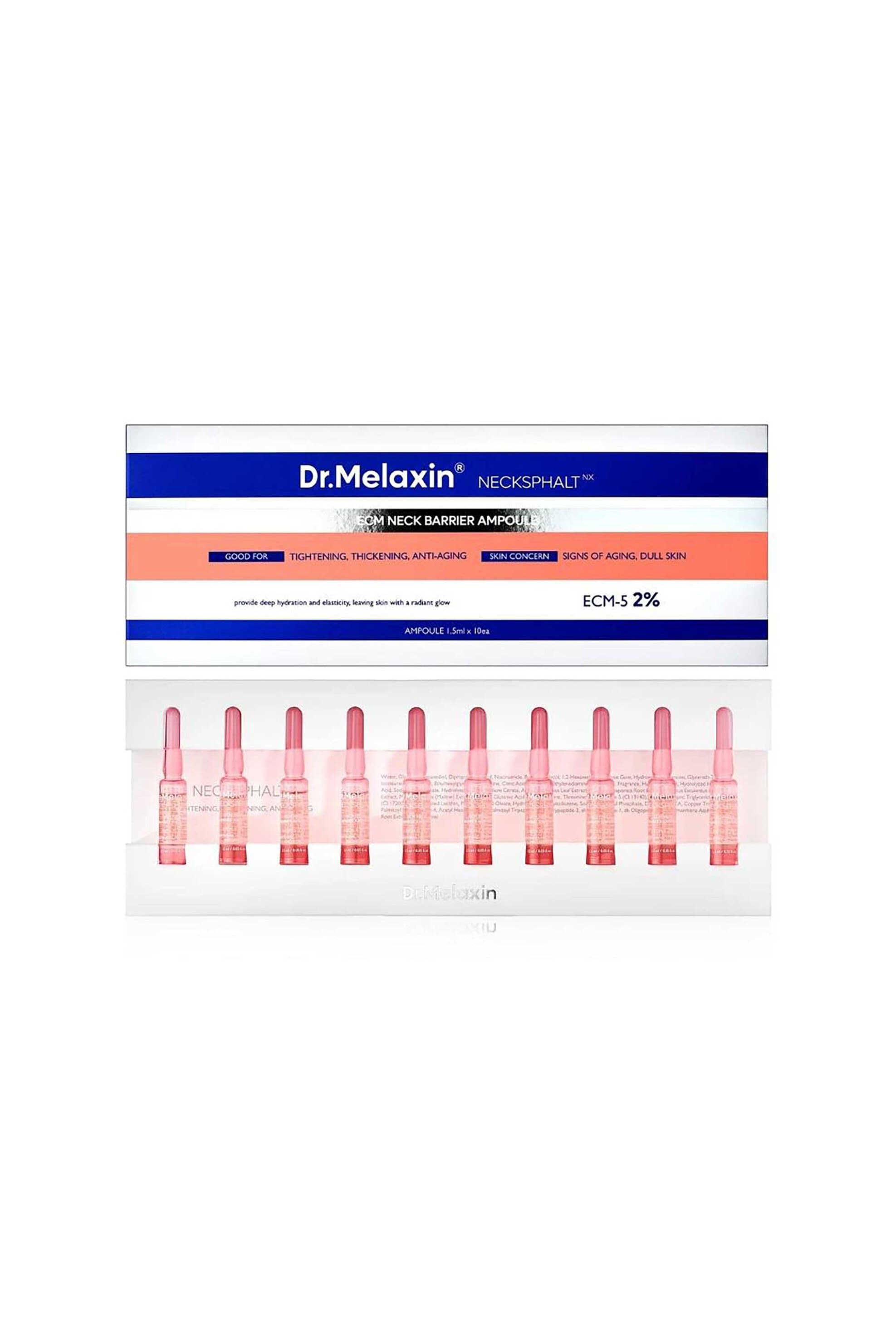 Dr.Melaxin Necksphalt Ecm Ceramide Neck Serum - Οροί Σύσφιξης Λαιμού (10 τεμάχια)