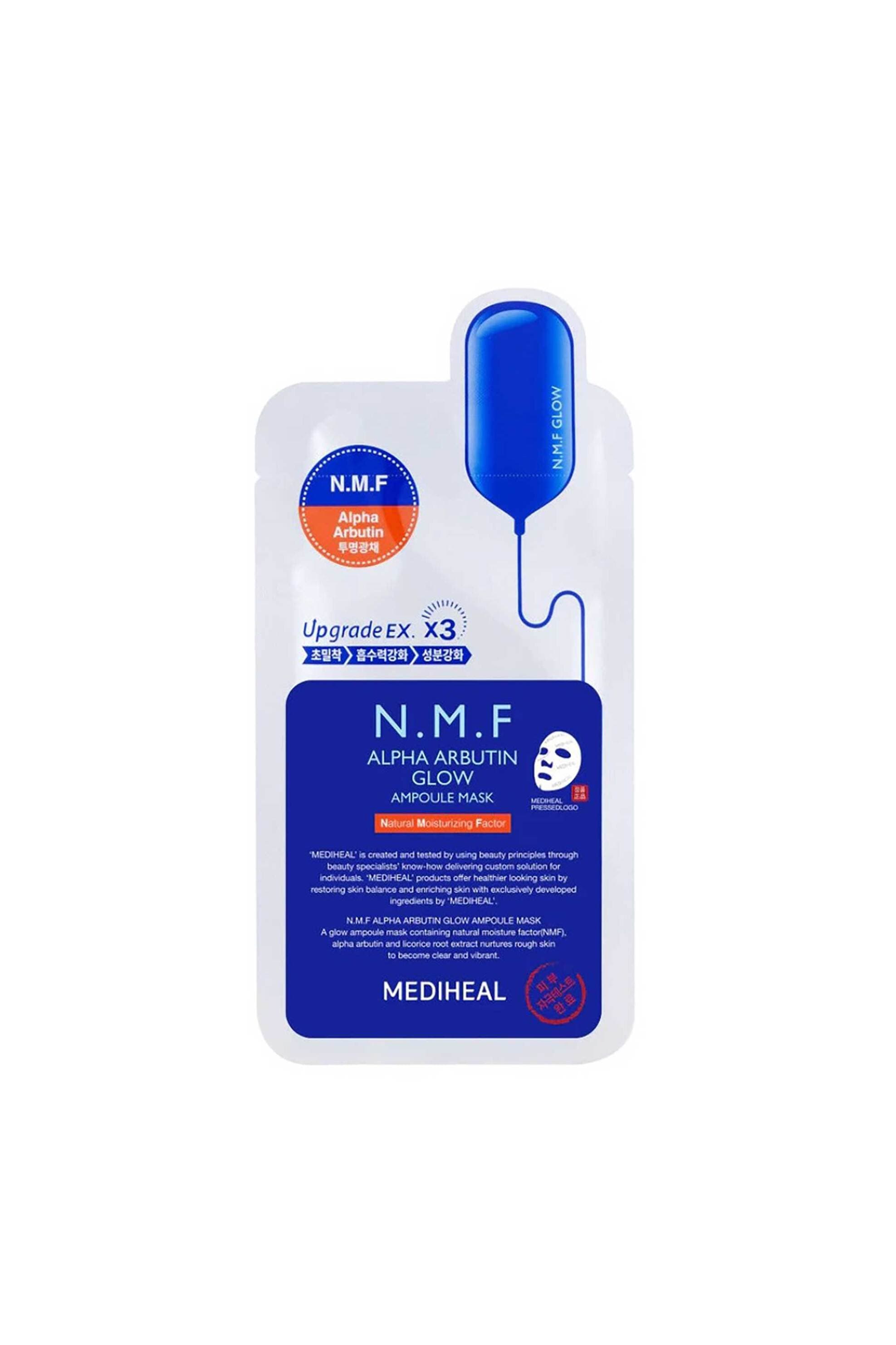 Mediheal N.M.F Alpha Arbutin Glow Ampoule Mask - Μάσκα Για Φωτεινό Δέρμα 27 ml
