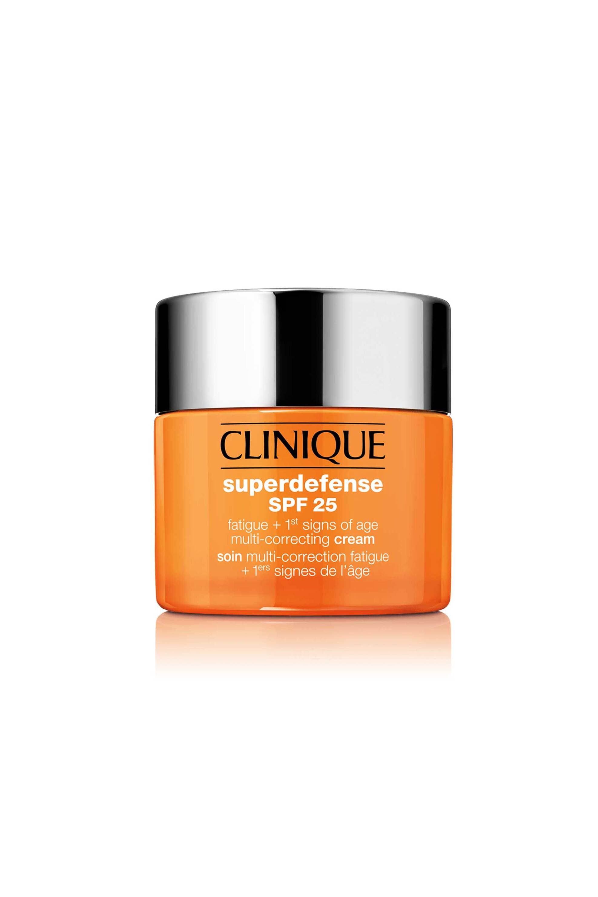 Clinique Superdefense™ SPF 25 Fatigue + 1st Signs Of Age Multi-Correcting Cream (Πολύ Ξηρή προς Ξηρή Επιδερμίδα) | 30ml
