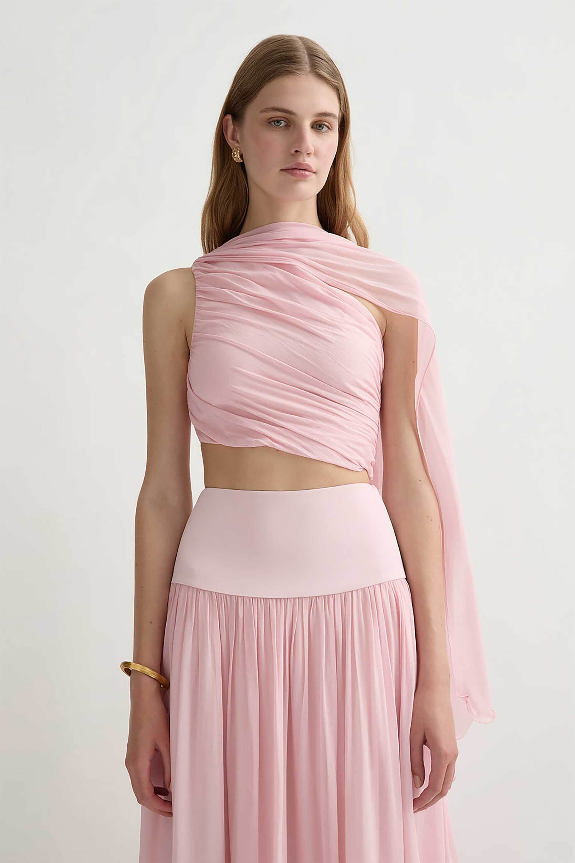 Posse γυναικείο τοπ με έναν ώμο "Solene" | M