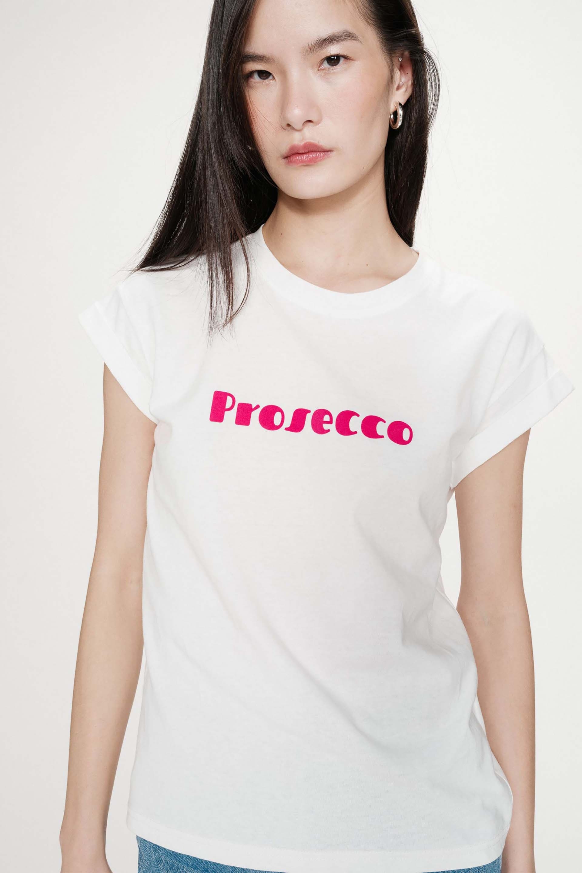 Grace & Mila γυναικείο T-shirt Regular Fit με lettering "Vico"